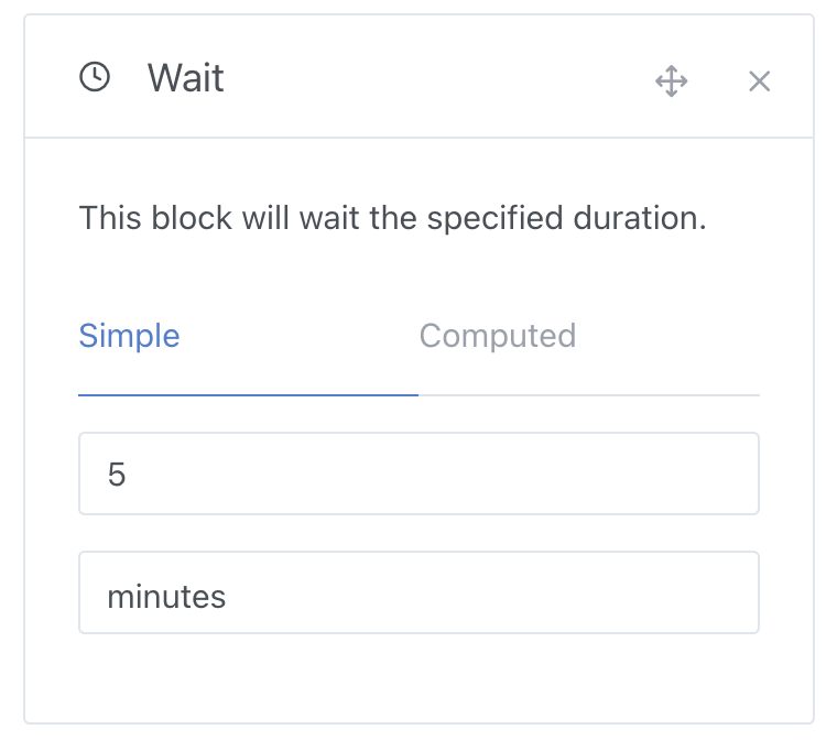 Wait
